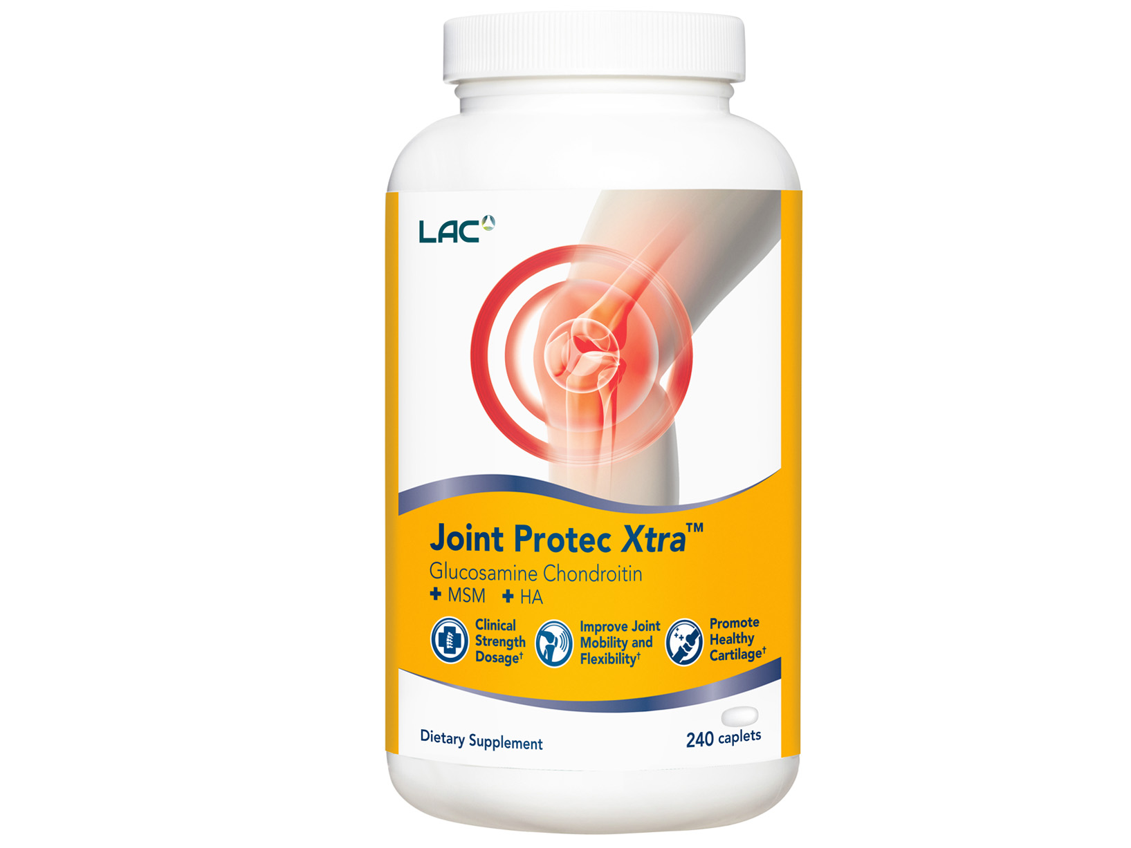Joint Protec® Xtra - Glucosamine Chondroitin + MSM + HA: retailer-supplied image